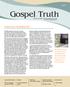Gospel Truth. Issue 27
