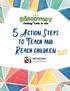 5 Action Steps. to Teach and Reach children. and their parents!!