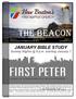 The Beacon Volume 44 December 20, 2017 Number 4 A Monthly Publication of First Baptist Church of New Boston