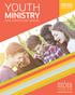 YOUTH MINISTRY 2016 CURRICULUM CATALOG. NEW SALE EVERY MONTH (details inside) wearesparkhouse.org