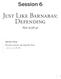 Just Like Barnabas: Defending