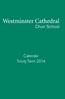 Westminster Cathedral Choir School Ambrosden Avenue London SW1P 1QH. Tel