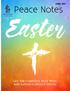 APRIL Peace Notes. Get the complete Holy Week and Easter schedule inside!