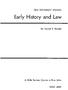 Early History and Law