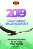 2019: OUR COVENANT YEAR OF SUPERNATURAL ENLARGEMENT INTERCESSORY GUIDELINES FOR OUR 30-DAY PRAYER & FASTING