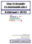 The Friendly Communicator February The Friendly Communicator