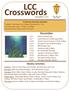 LCC Crosswords. December. Weekly Activities. December 2017