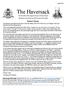 The Haversack The Newsletter of the Sergeant Lawrence Everhart Chapter Maryland Society of the Sons of the American Revolution