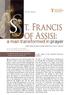 St. Francis. of Assisi: a man transformed in prayer. Letter of the General Minister of the Friars Minor Capuchin