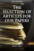 The Selection of Articles for our Papers