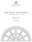 The Holy Eucharist the fifth sunday in lent