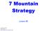 7 Mountain Strategy. Lesson #5. Laurence Smart (