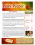 Perry Peeper. Focus Verse. In This Issue. The. September 2015