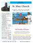 St. Mary Church PO BOX 67 IRELAND, IN April 10, 2016 Third Sunday of Easter