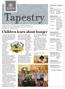 Tapestry. Children learn about hunger. This Week at Wilshire