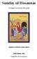 Sunday of Hosannas. The English Service Book for Palm Sunday. Malankara Orthodox Syrian Church. Draft Version Liturgical Resource Development