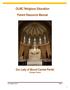 OLMC Religious Education Parent Resource Manual Our Lady of Mount Carmel Parish Chicago, Illinois