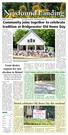 FREE IN PRINT, FREE ON-LINE   Community joins together to celebrate tradition at Bridgewater Old Home Day