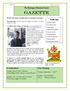 Gazette. In this issue. The Burlington Historical Society. Next Meeting. A Celebration! What role does royalty have in modern Canada?