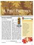 St. Paul Partners A PUBLICATION OF ST. PAUL LUTHERAN CHURCH