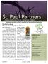 St. Paul Partners A PUBLICATION OF ST. PAUL LUTHERAN CHURCH SPONSORED BY MARIE SCRONCE IN HONOR OF THE HOMEBOUND MEMBERS