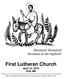 First Lutheran Church April 14, :00 AM