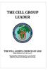 THE CELL GROUP LEADER