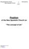 Position of the New Apostolic Church on The concept of sin