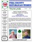TRUNKLINES PIMA COUNTY REPUBLICAN WOMEN MARCH DINNER MEETING THURSDAY, MARCH 27, 5:30 PM. March 2014