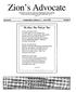 Zion's Advocate. Independence, Missouri - June Number& Volume69. -Selected