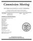 Commission Meeting NEW JERSEY DEATH PENALTY STUDY COMMISSION