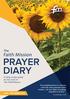 PRAYER DIARY. A daily prayer guide for the work of The Faith Mission