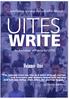 ...soothing spring for all who thirst UITES WRITE. An Anthology of Poems by UITES. Volume One