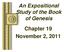 An Expositional Study of the Book of Genesis Chapter 19 November 2, 2011