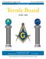 Trestle Board APRIL Leesburg Masonic Lodge No. 58. Free & Accepted Masons