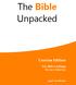 The Bible Unpacked. Concise Edition. Key Bible teachings for new believers. paul mallison