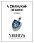 A CHANUKAH READER 5773/2012
