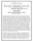 TRINITY GRAND LEDGER. Excerpts From The Diocese of Western Michigan A History TRINITY EPISCOPAL CHURCH