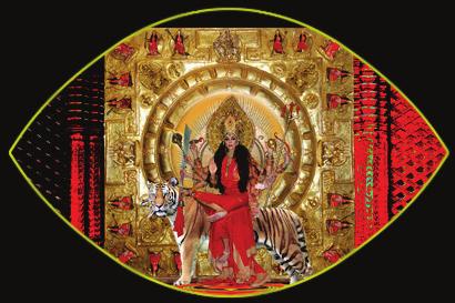 43 DURGA FEW Durga brings the fire of the Gods to earth, and washes away all negativity, which flows like blood. Who is Durga?