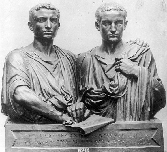 Tiberius and Gaius Gracchus Plebian brothers Reform Rome, especially