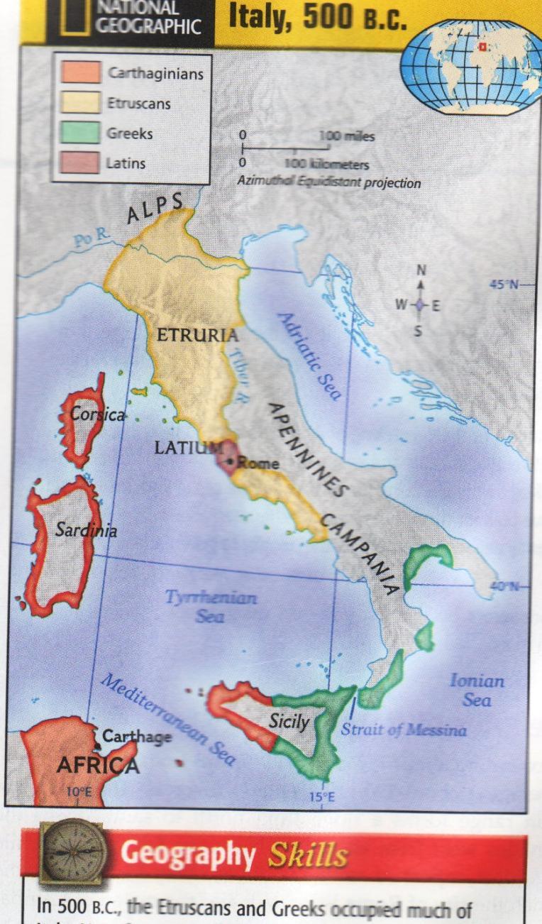 Geography Etruscans