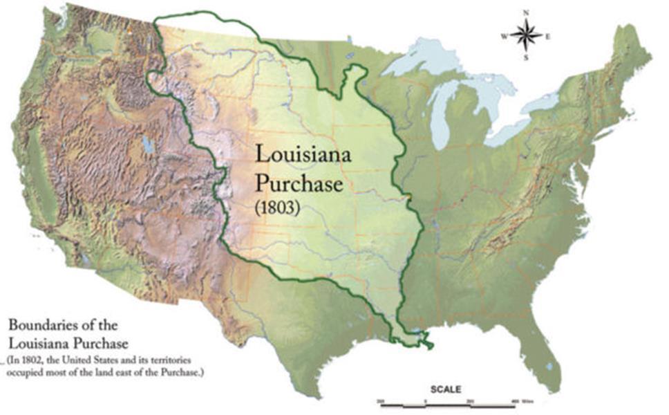 Strictly forbade slavery in these new territories Louisiana Purchase Doubled