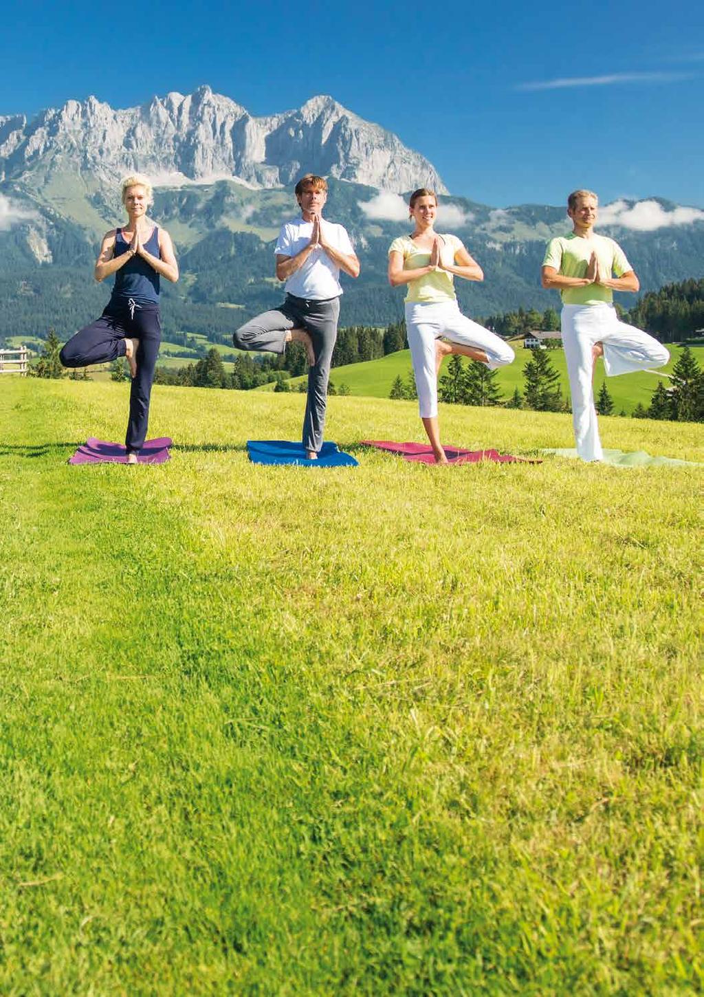 Photo: Kitzbühel Tourismus/Thilo Brunner JANUARY 26 2017 Calendar Choose from two alpine oases for your yoga vacation: Reith, Tyrol, Austria: open nearly all year round.