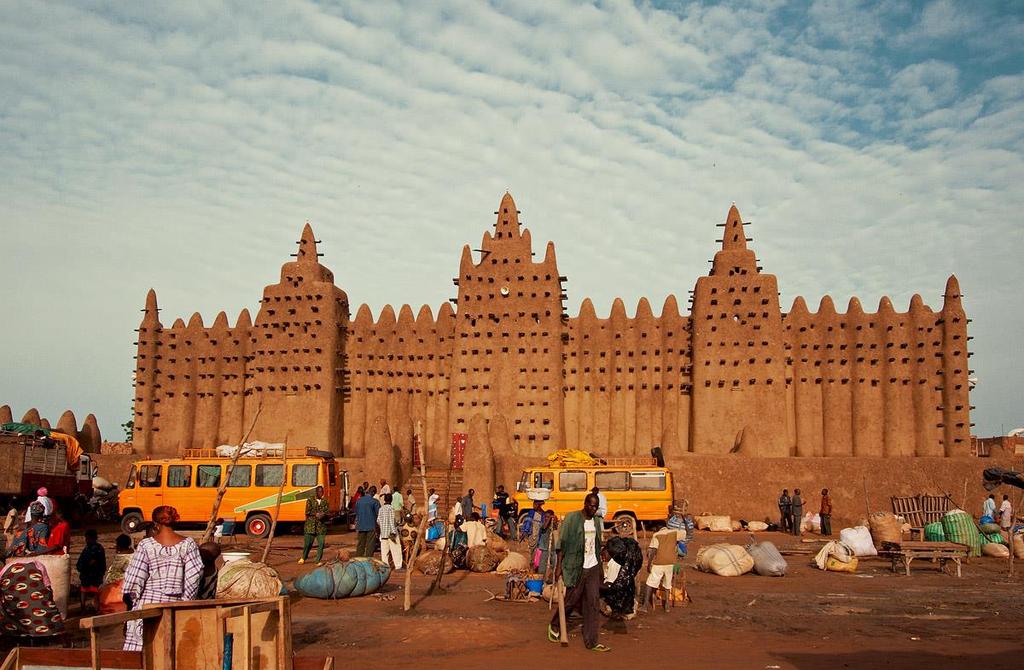 The mosque in Djenne, Mali is the