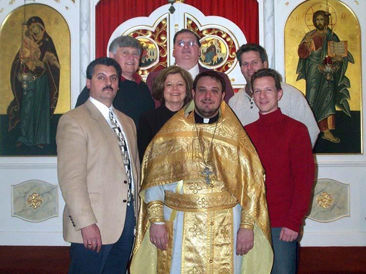 Fr. Christopher Rozdilski Parish Council 2003 (back) Fran Johnson, Don