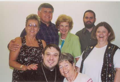 Christopher, Nevenka Dines, Maria Daly; Parish Council 2004 (back) Fran