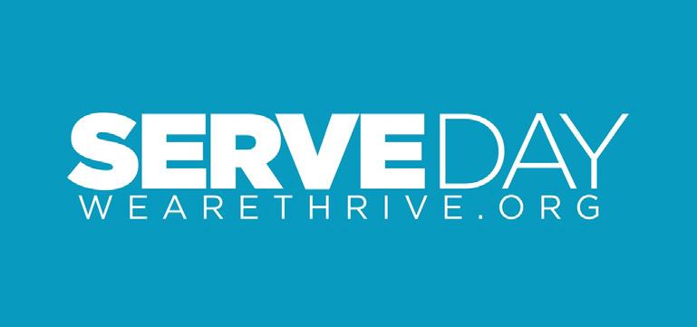 Over 400 Thrive attendees participated in SERVE Day 2016 Our church body served at a dozen locations throughout the Port Orange, New Smyrna, and Daytona area 308 churches served their