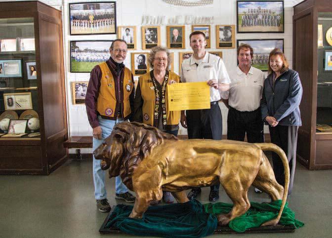 I became a Lion because in 1988 they helped me with a corneal transplant. We also work with schools to pay for eyeglasses for students. This year 42 students have benefited from the Lions Club.