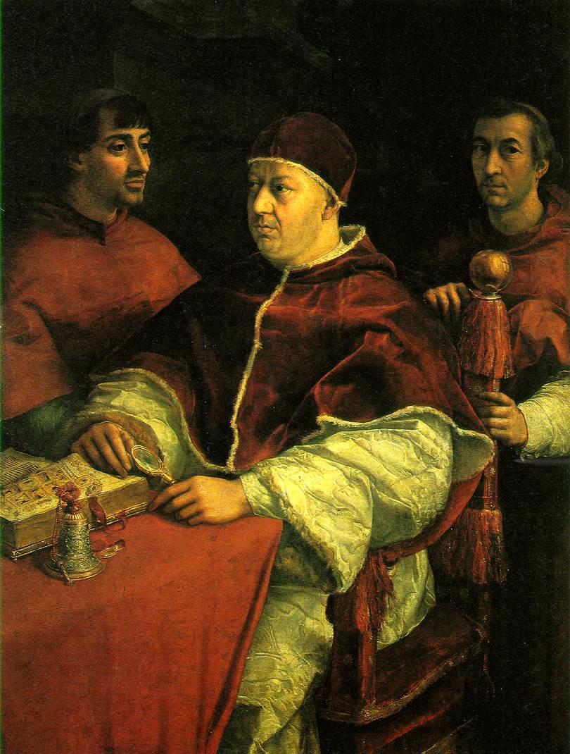 Raphael, Pope Leo X, 1517-1519 https://www.khanacademy.
