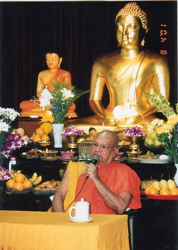 One of the last messages published in the most Venerable, Dr. K. Sri Dhammananda Nayaka Maha Thera s book >>>WHERE IS THE BUDDHA?